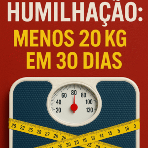 “O Fim da Humilhação: Menos 20kg em 30 Dias”.